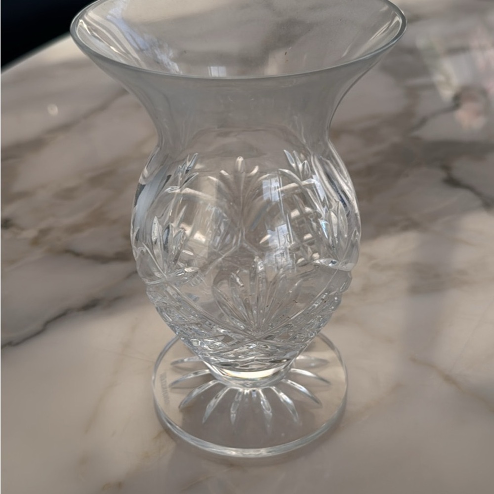 Waterford Clear Crystal Vase